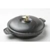 ASSIETTE CHAUDE FONTE NOIRE DIAMETRE 20 - STAUB 1 ASSIETTE CHAUDE FONTE NOIRE DIAMETRE 20 - STAUB -Outils Patisserie assiette chaude fonte noire diametre 20 staub