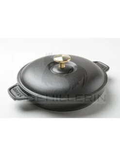 ASSIETTE CHAUDE FONTE NOIRE DIAMETRE 20 - STAUB