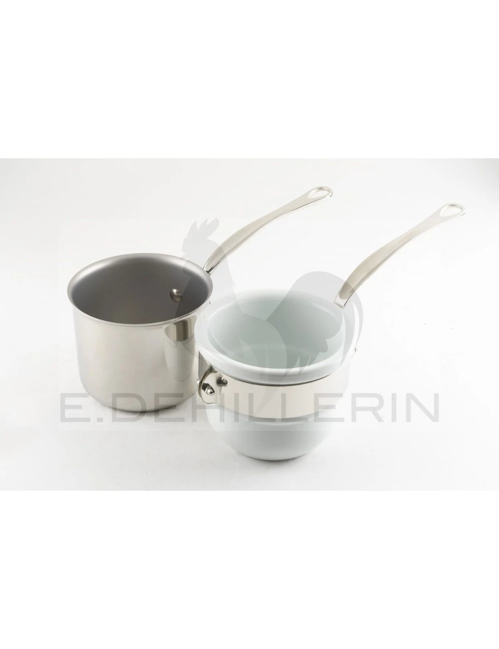 BAIN MARIE INOX PORCELAINE 0.8L 5 BAIN MARIE INOX PORCELAINE 0.8L – Image 3