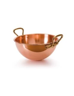 BASSIN A BLANC A POIGNEES & ANNEAU - CUIVRE -Outils Patisserie bassin a blanc a poignees anneau cuivre 2
