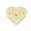BOÎTE DE 7 DÉCOUPOIRS CŒURS CANNELÉS - POLYGLASS 1 BOÎTE DE 7 DÉCOUPOIRS CŒURS CANNELÉS - POLYGLASS -Outils Patisserie boite de 7 decoupoirs coeurs canneles polyglass