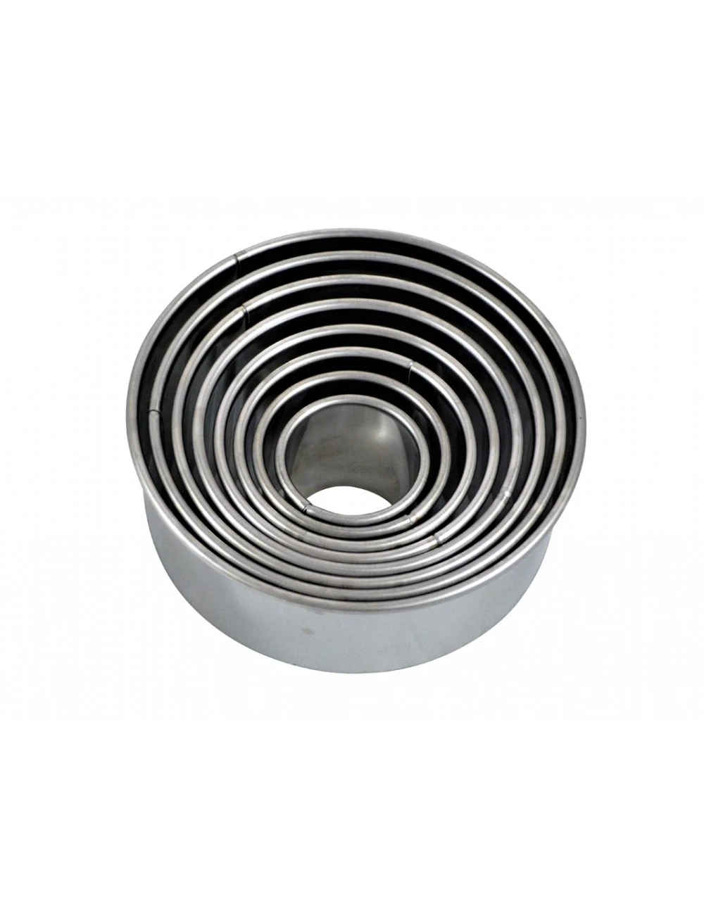 BOÎTE DE 8 DÉCOUPOIRS RONDS UNIS - INOX 3 BOÎTE DE 8 DÉCOUPOIRS RONDS UNIS - INOX