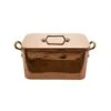 BRAISIERE CUIVRE ETAME AVEC COUVERCLE 1 BRAISIERE CUIVRE ETAME AVEC COUVERCLE -Outils Patisserie braisiere cuivre etame avec couvercle