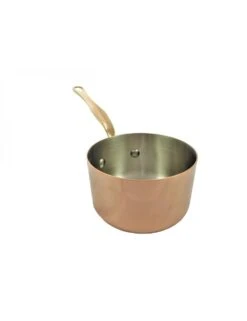 CASSEROLE QUEUE BRONZE - SERVICE TABLE - CUPRINOX -Outils Patisserie casserole queue bronze service table cuprinox 2