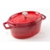 COCOTTE FONTE OVALE ROUGE - STAUB -Outils Patisserie cocotte fonte ovale rouge staub