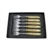 COFFRET 6 FOURCHETTE DE TABLE - LAGUIOLE - MADREPERLA CHAMPAGNE 2 COFFRET 6 FOURCHETTE DE TABLE - LAGUIOLE - MADREPERLA CHAMPAGNE -Outils Patisserie coffret 6 fourchette de table laguiole madreperla champagne