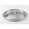 COUVERCLE INDUC'INOX MONTURE BRONZE -Outils Patisserie couvercle induc inox monture bronze