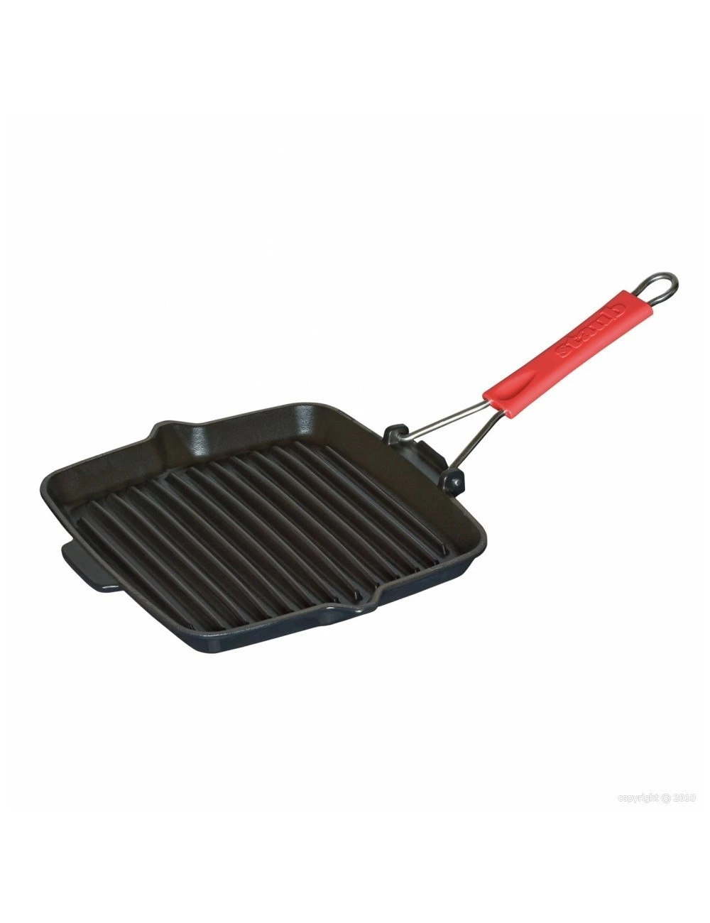 GRIL VIANDE FONTE CARRE 24 X 24 - STAUB 3 GRIL VIANDE FONTE CARRE 24 X 24 - STAUB