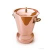 MARMITE POMME VAPEUR CONIQUE CUIVRE AVEC COUVERCLE D16 -Outils Patisserie marmite pomme vapeur conique cuivre avec couvercle diametre 16