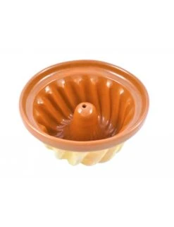 MOULE À KOUGLOFF - TERRE ÉMAILLÉ -Outils Patisserie moule a kougloff terre emaille 1