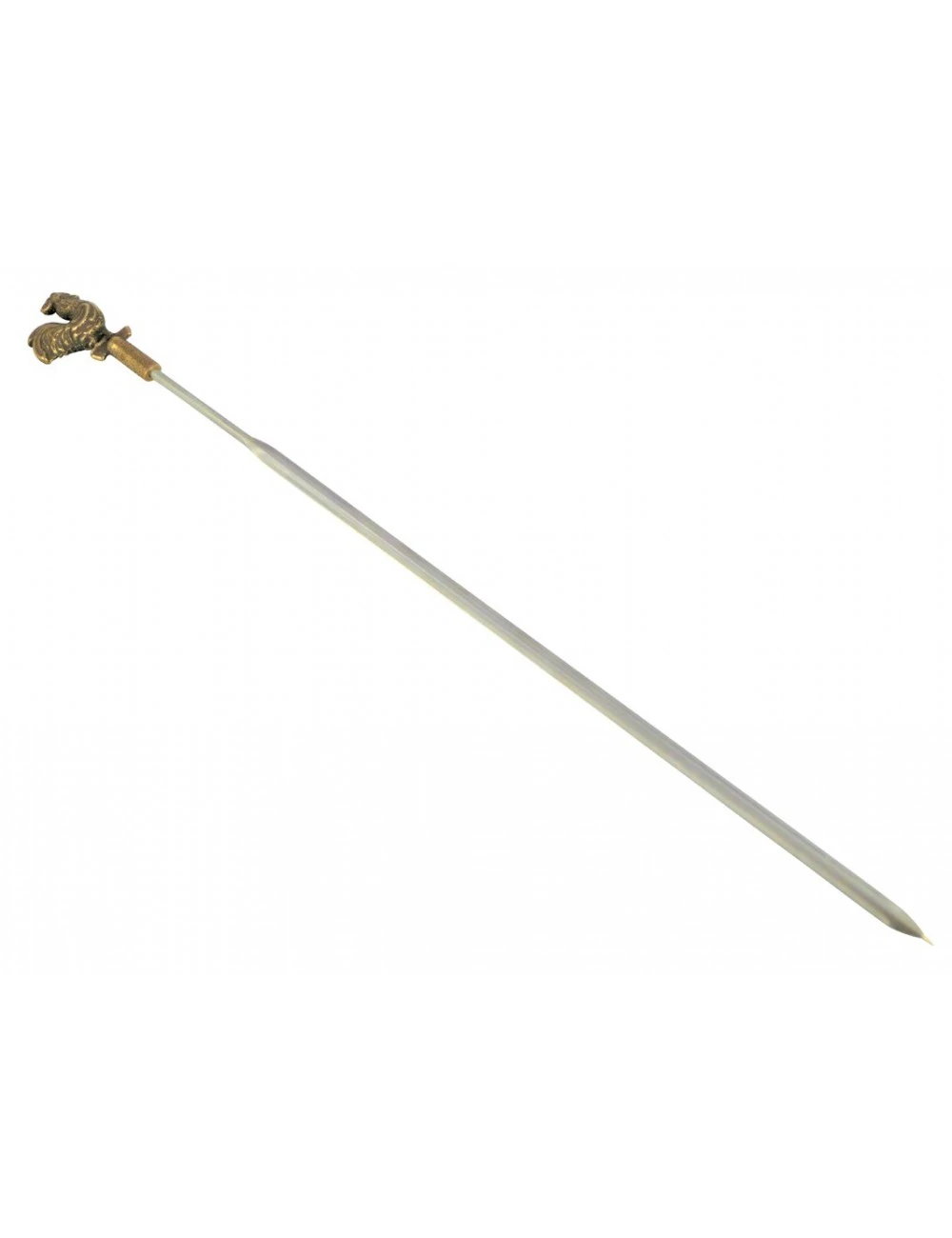 PIC À BROCHETTE EN INOX AVEC POIGNÉE - COQ 4 PIC À BROCHETTE EN INOX AVEC POIGNÉE - COQ – Image 2