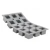 PLAQUE 1/3 ELASTOMOULE - 15 CUBES 1 PLAQUE 1/3 ELASTOMOULE - 15 CUBES -Outils Patisserie plaque 1 3 elastomoule 15 cubes