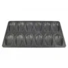 PLAQUE 12 MADELEINES - EXOPAN - Longueur 7 Cm -Outils Patisserie plaque 12 madeleines exopan longueur 7 cm