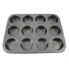 PLAQUE 12 MUFFINS - ANTI-ADHESIF -Outils Patisserie plaque 12 muffins anti adhesif