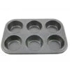PLAQUE 6 MUFFINS - ANTI-ADHESIF -Outils Patisserie plaque 6 muffins anti adhesif