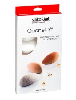 PLAQUE SILIKOMART - 12 QUENELLES