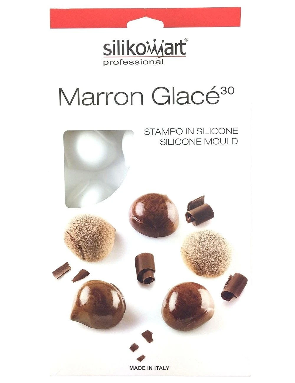 PLAQUE SILIKOMART - 15 MARRONS 3 PLAQUE SILIKOMART - 15 MARRONS