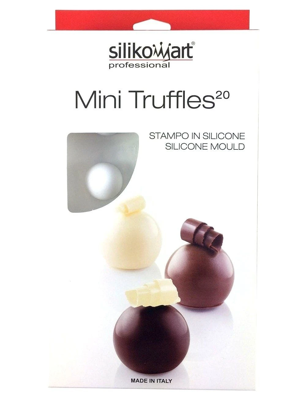 PLAQUE SILIKOMART - 15 MINI TRUFFES 3 PLAQUE SILIKOMART - 15 MINI TRUFFES