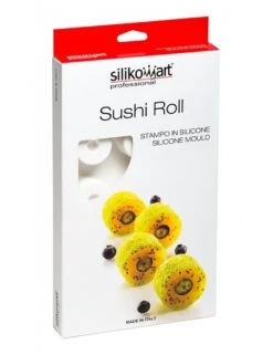 PLAQUE SILIKOMART - 15 SUSHIS ROLLS