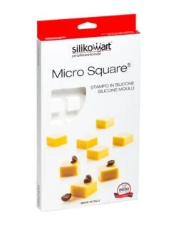 PLAQUE SILIKOMART - 35 MICRO CARRES