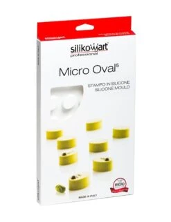 PLAQUE SILIKOMART - 35 MICRO OVALES