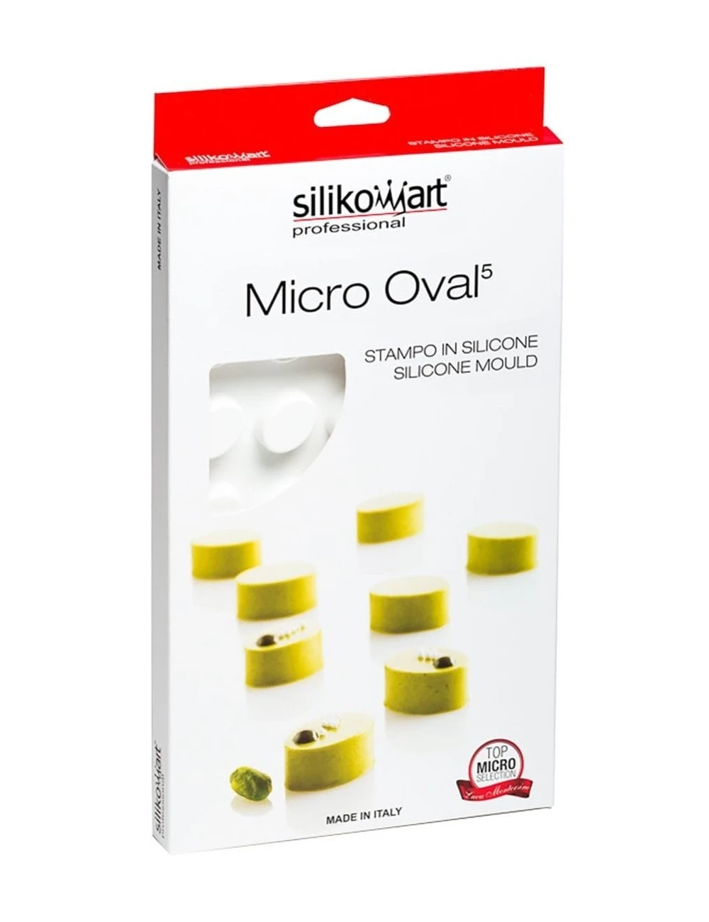 PLAQUE SILIKOMART - 35 MICRO OVALES 3 PLAQUE SILIKOMART - 35 MICRO OVALES