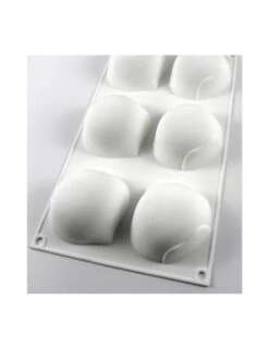 PLAQUE SILIKOMART - 6 MARRONS -Outils Patisserie plaque silikomart 6 marrons 3