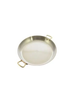 PLAT A PAELLA CUIVRE INOX D35 7 PLAT A PAELLA CUIVRE INOX D35 -Outils Patisserie plat a paella cuivre inox diametre 35 2