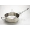 PLAT A SAUTER PRO INOX AVEC QUEUE -Outils Patisserie plat a sauter pro inox avec queue