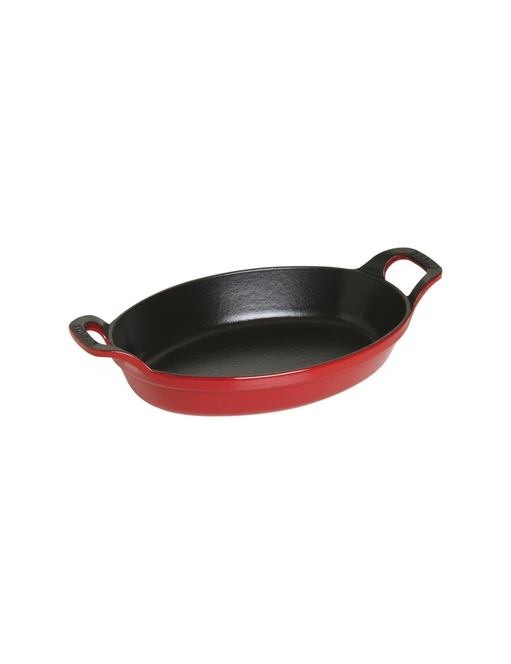 PLAT OVALE FONTE ROUGE - STAUB 3 PLAT OVALE FONTE ROUGE - STAUB