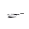 POELE RONDE Ø24 CM - INOX TWISTY - SANS QUEUE -Outils Patisserie poele ronde o24 cm inox twisty sans queue