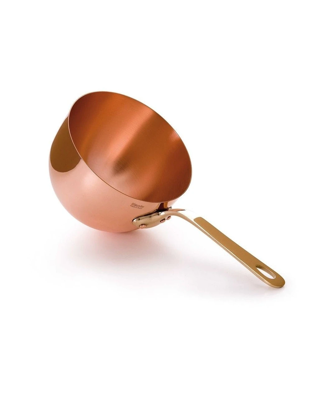 POELON A SABAYON 1/2 SPHERIQUE - CUIVRE 3 POELON A SABAYON 1/2 SPHERIQUE - CUIVRE