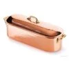 POISSONNIERE A TRUITE CUIVRE ETAME LONGUEUR 40 -Outils Patisserie poissonniere a truite cuivre etame longueur 40