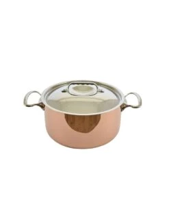 De Buyer BASSINE A RAGOUT CUIVRE INDUCTION COUVERCLE INOX