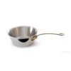 SAUTEUSE EVASEE INDUC'INOX MONTURE BRONZE 1 SAUTEUSE EVASEE INDUC'INOX MONTURE BRONZE -Outils Patisserie sauteuse evasee induc inox monture bronze